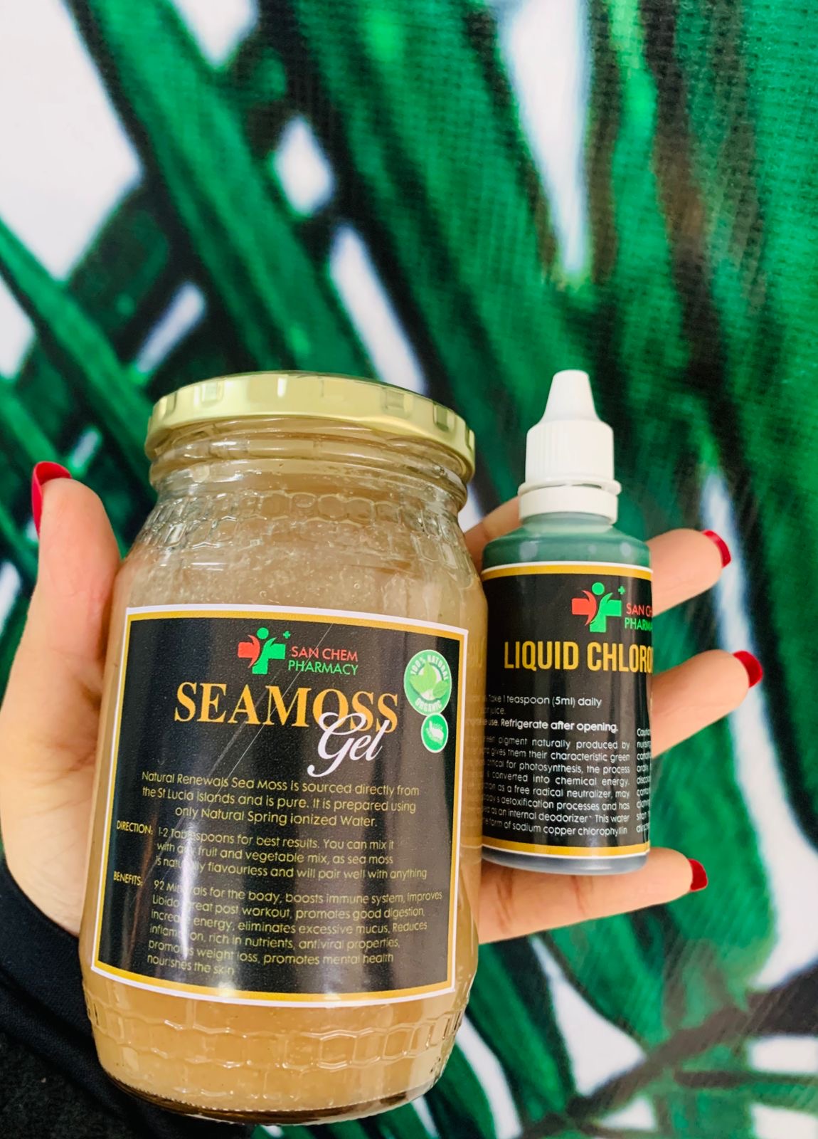 Seamoss and Liquid Chlorophyll Combo