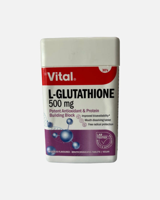 Vital L-Glutathione 500 mg 30 tablets