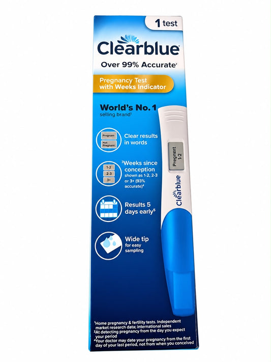 Clearblue pregnancy test